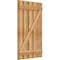 Ekena Millwork Spaced Board-n-Batten Shutters w/Z-Bar, Rough Sawn Western Red Cedar, 28 7/8W x 47H, PR RBS06Z29X047RWR - alternate 5